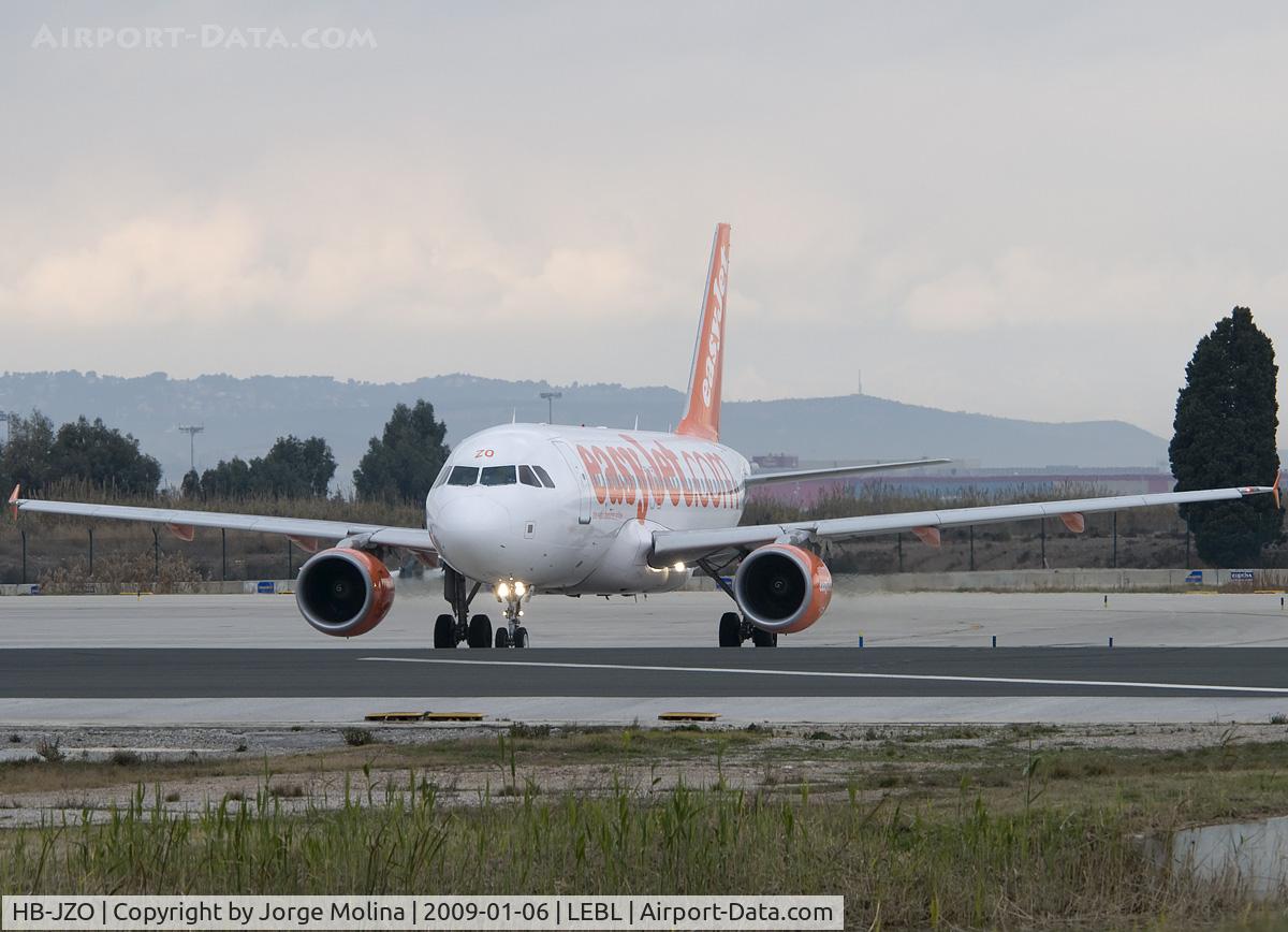 HB-JZO, 2005 Airbus A319-111 C/N 2398, Entering RWY 25L for take off.