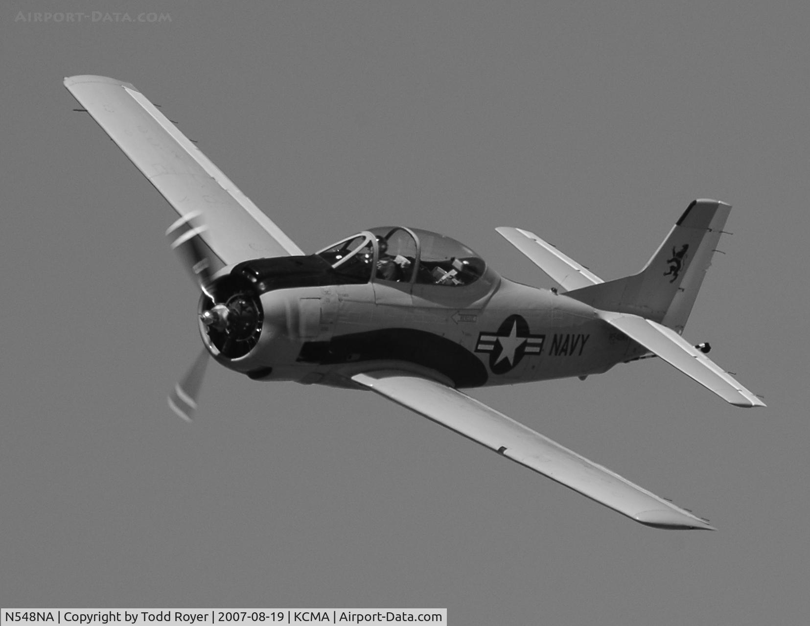 N548NA, North American T-28C Trojan C/N 226-125, Camarillo airshow 2007