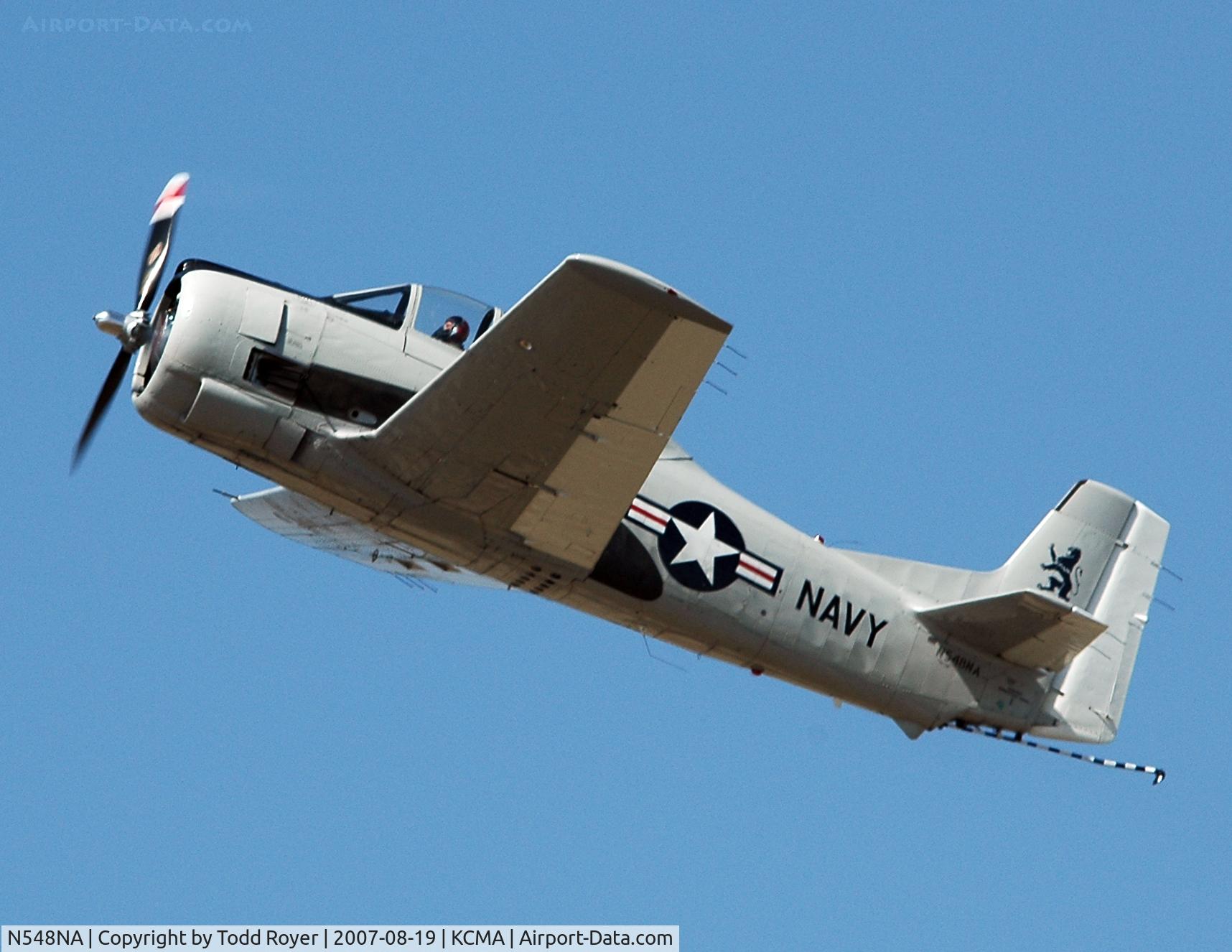 N548NA, North American T-28C Trojan C/N 226-125, Camarillo airshow 2007
