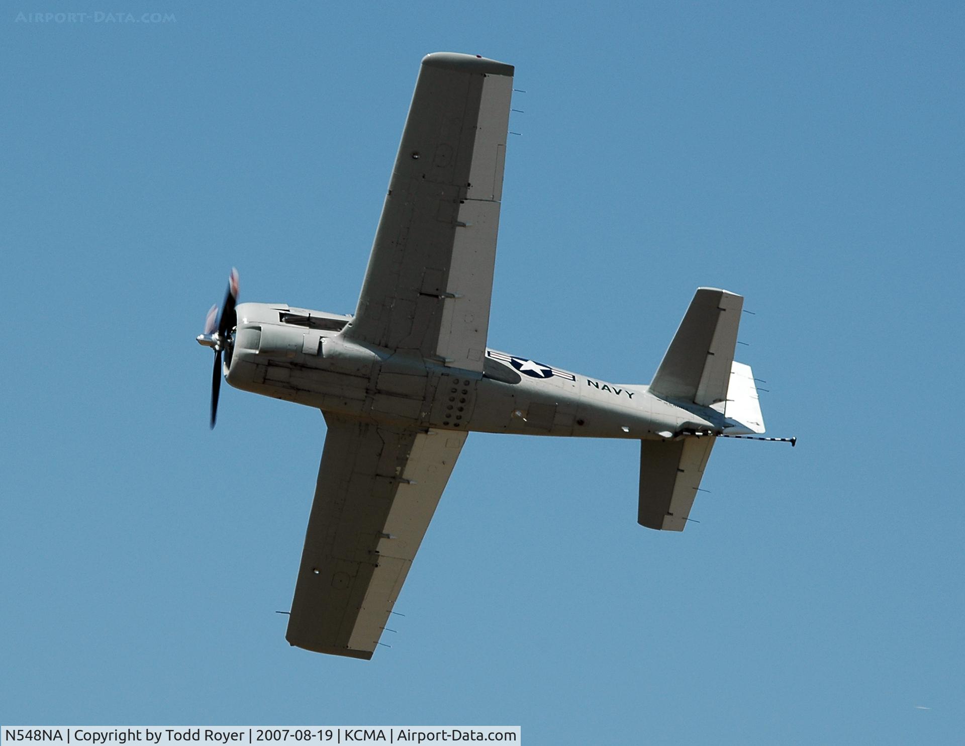 N548NA, North American T-28C Trojan C/N 226-125, Camarillo airshow 2007