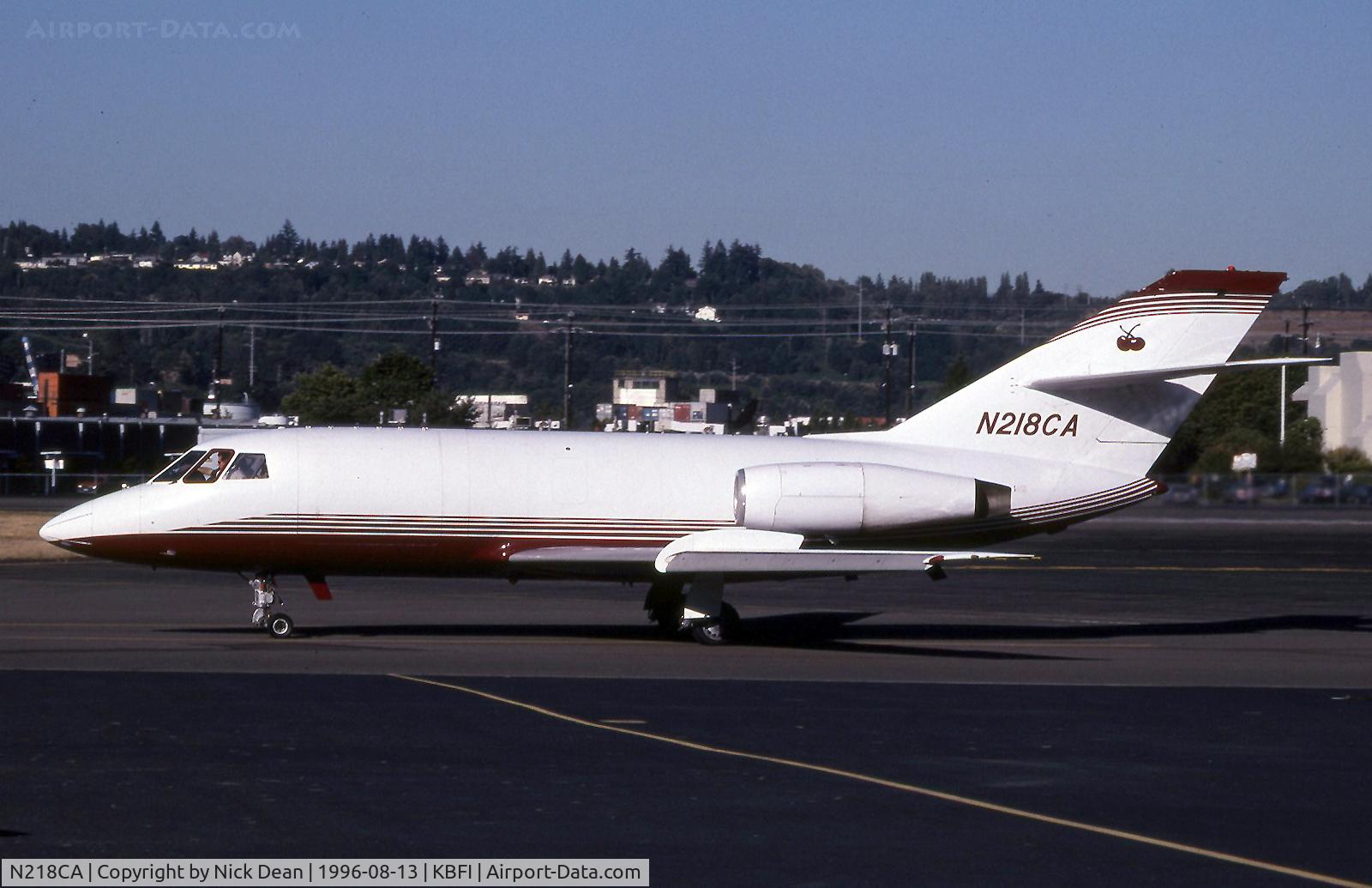 N218CA, 1969 Dassault Falcon (Mystere) 20D C/N 218, KBFI