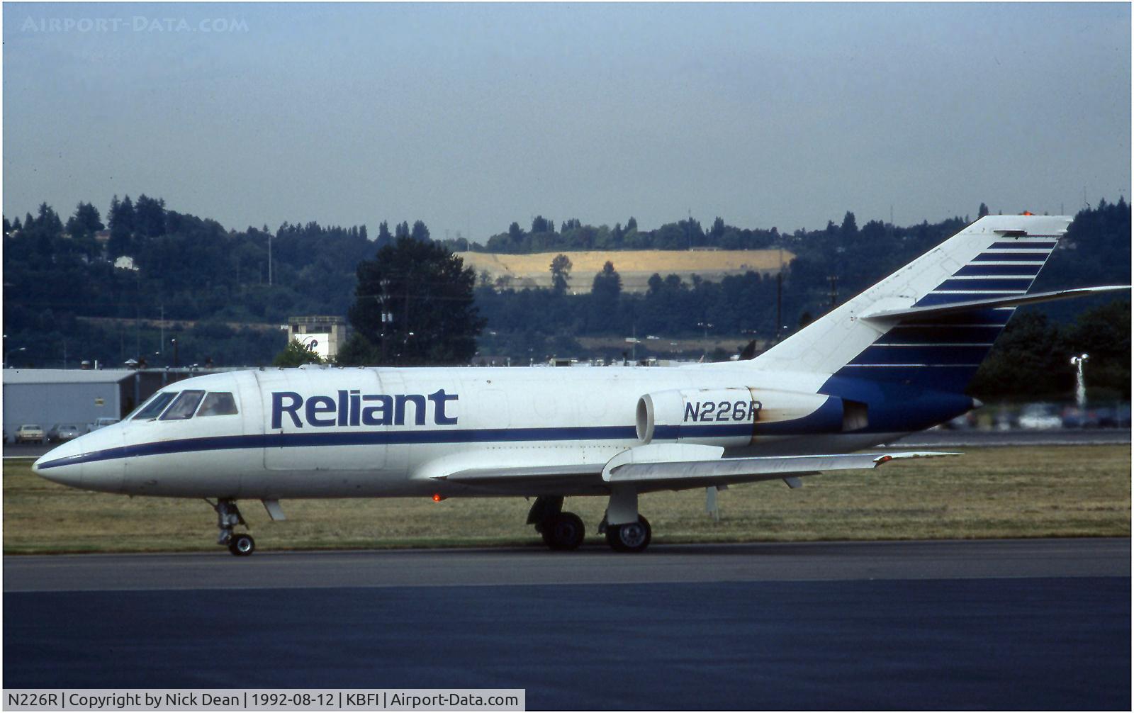 N226R, 1970 Dassault Falcon (Mystere) 20DC C/N 226, KBFI