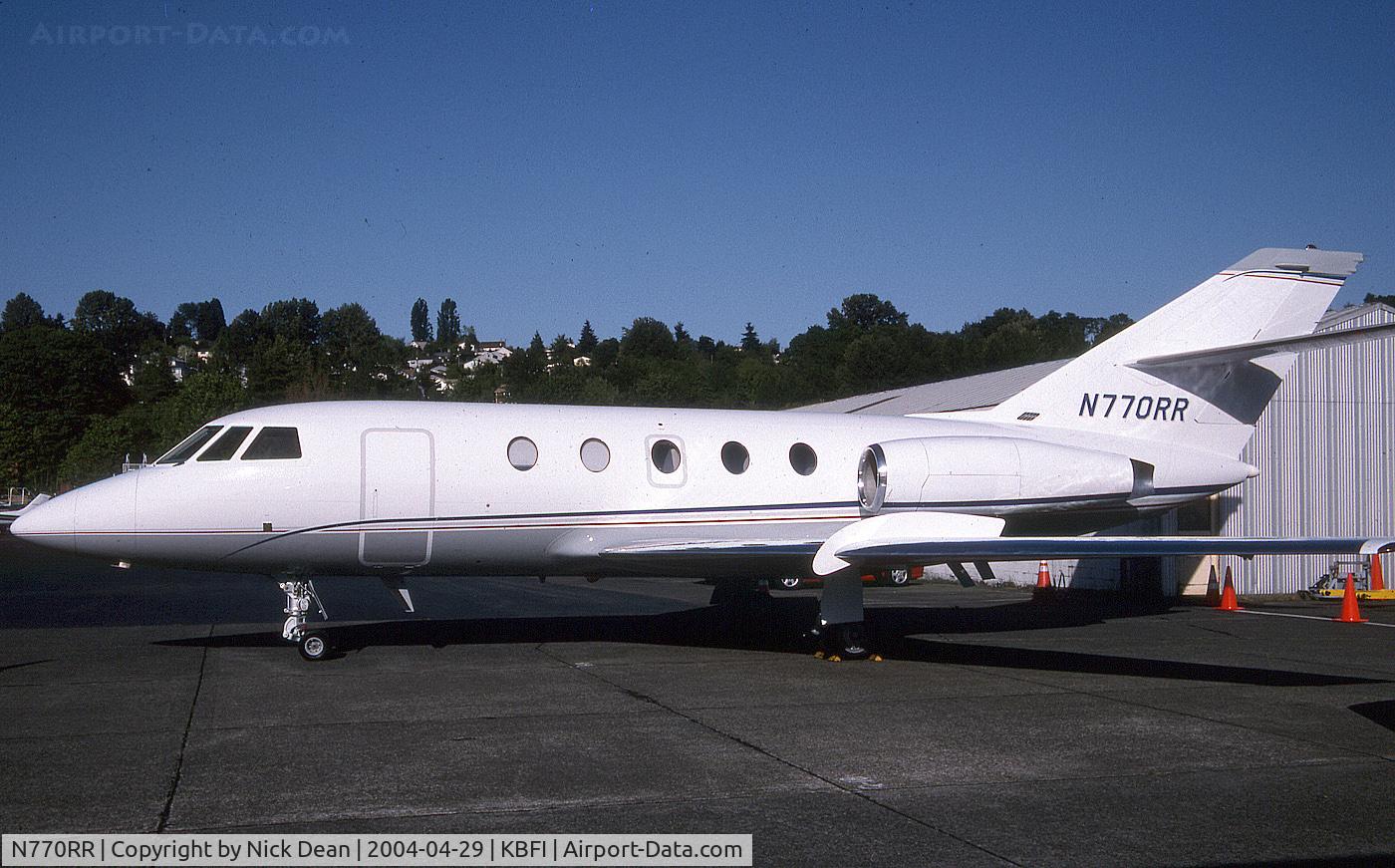 N770RR, Dassault Falcon (Mystere) 20F C/N 272, KBFI