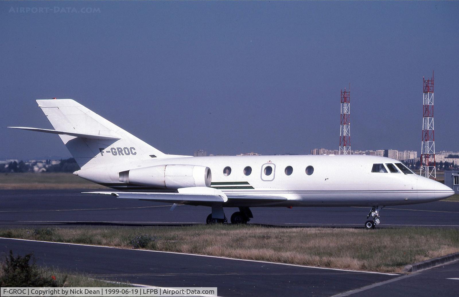 F-GROC, 1973 Dassault Falcon (Mystere) 20E C/N 279, LFPB L'Aeroport du Bourget