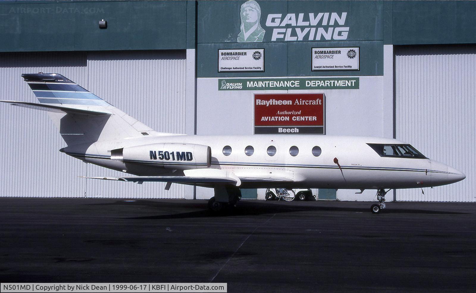 N501MD, 1973 Dassault Falcon (Mystere) 20E C/N 284, KBFI