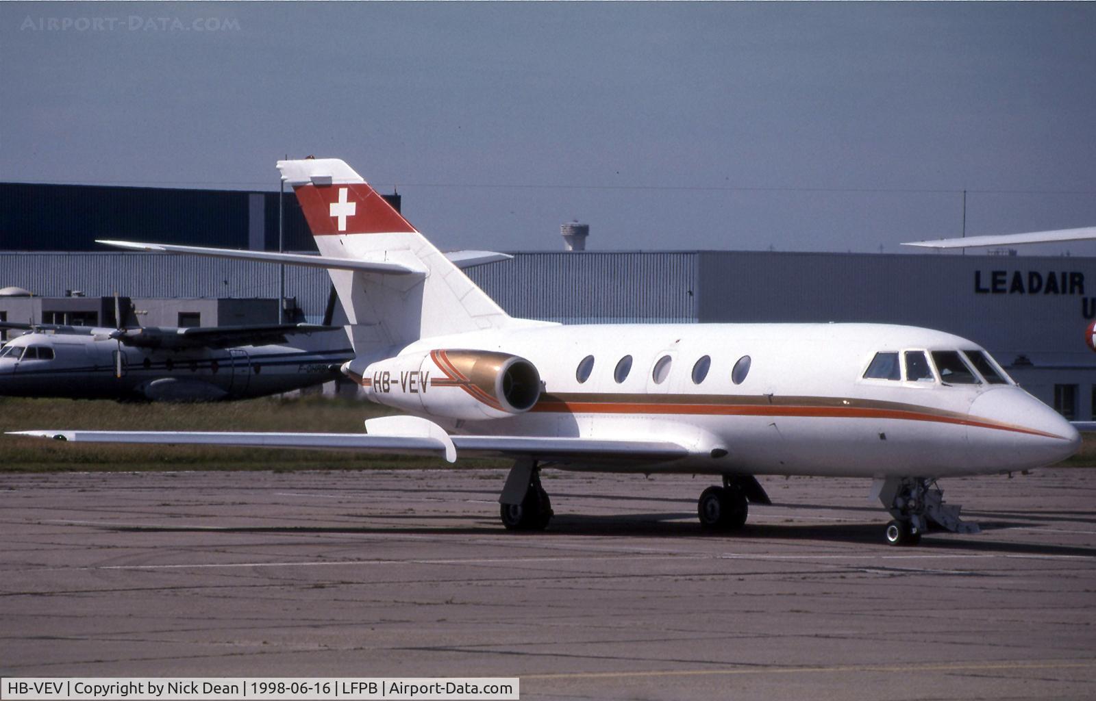 HB-VEV, 1974 Dassault Falcon (Mystere) 20F C/N 317, LFPB Paris Le Bourget