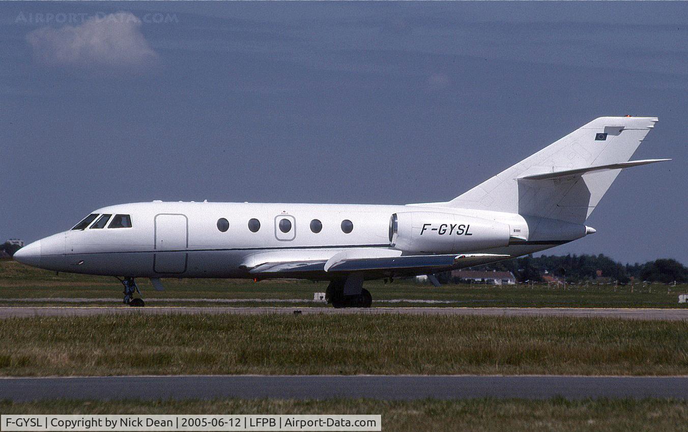 F-GYSL, Dassault Falcon (Mystere) 20F C/N 341, LFPB