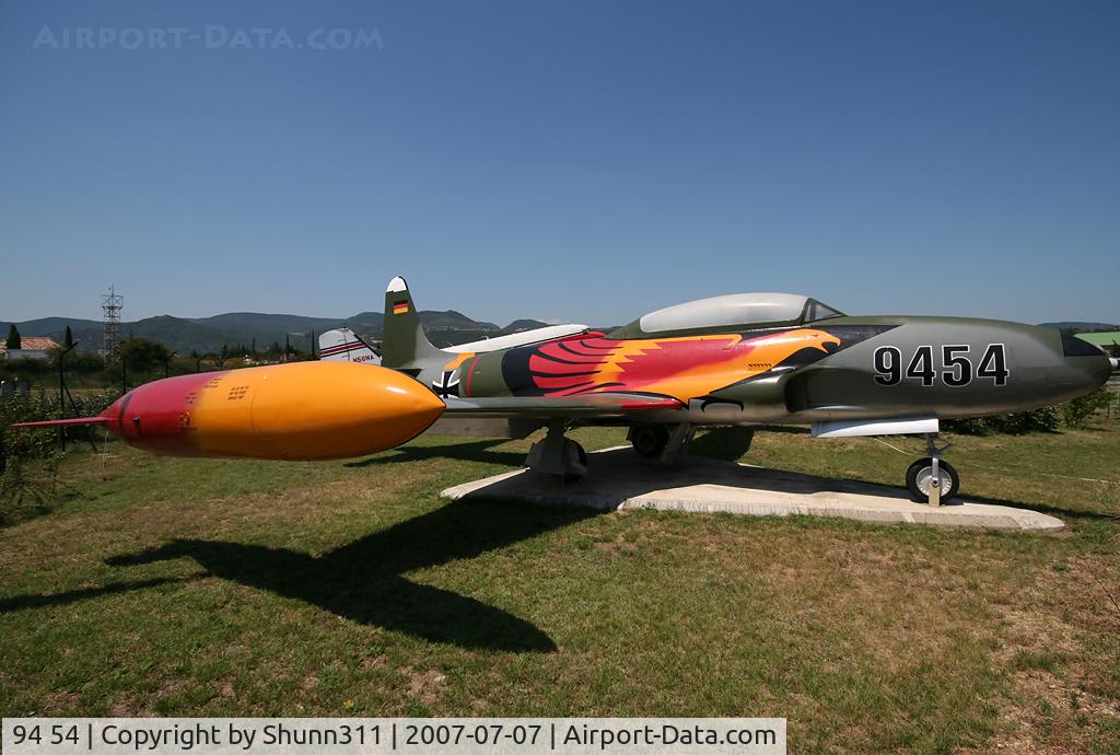 94 54, 1953 Lockheed T-33A Shooting Star C/N 580-9117, S/n 53-5778 - Preserved German Shooting Star