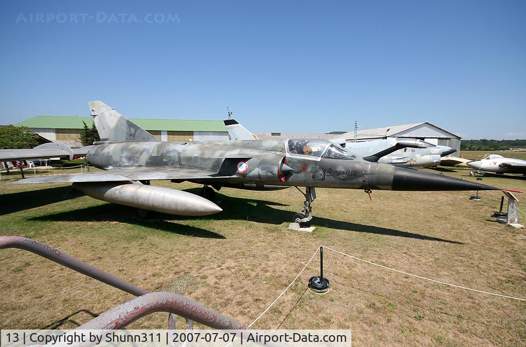 13, Dassault Mirage IIIEX C/N 467, S/n 467 - Preserved Mirage IIIEX prototype...