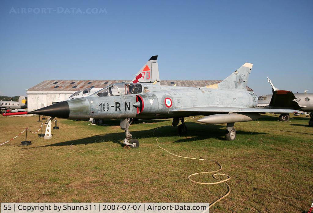 55, Dassault Mirage IIIC C/N 55, S/n 55 - Preserved Mirage IIIC