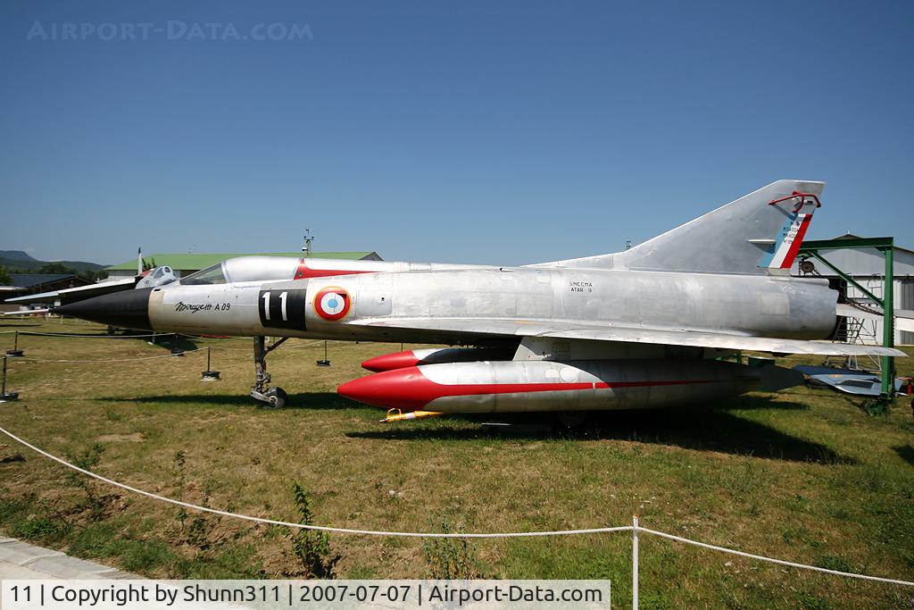 09, 1959 Dassault Mirage IIIA C/N 09, S/n 09 - Preserved pre-serie Mirage IIIA