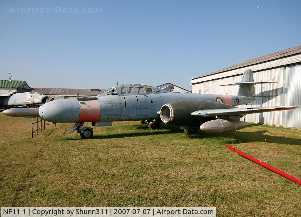 NF11-1, Gloster Meteor NF.11 C/N Not found NF11-1, S/n WM-296 - Preserved French Meteor