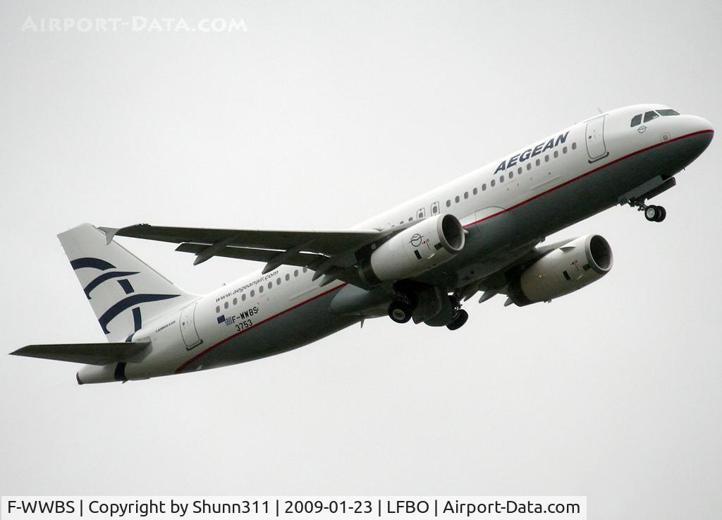 F-WWBS, 2009 Airbus A320-232 C/N 3753, C/n 3753 - To be SX-DVU