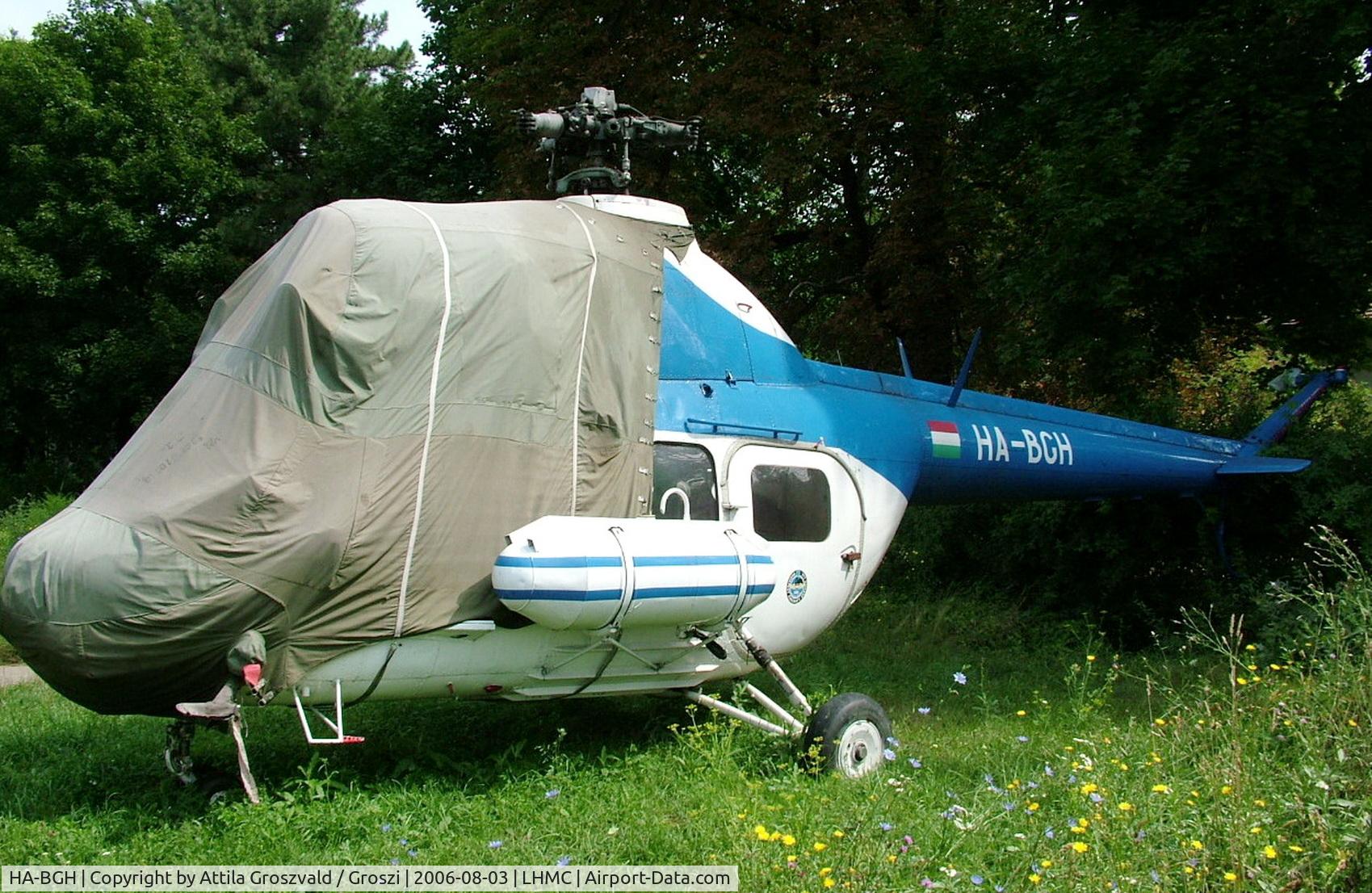 HA-BGH, 1987 Mil (PZL-Swidnik) Mi-2 C/N 518918104, Miskolc Airport Hungary - LHMC / OMSZ-base '2006