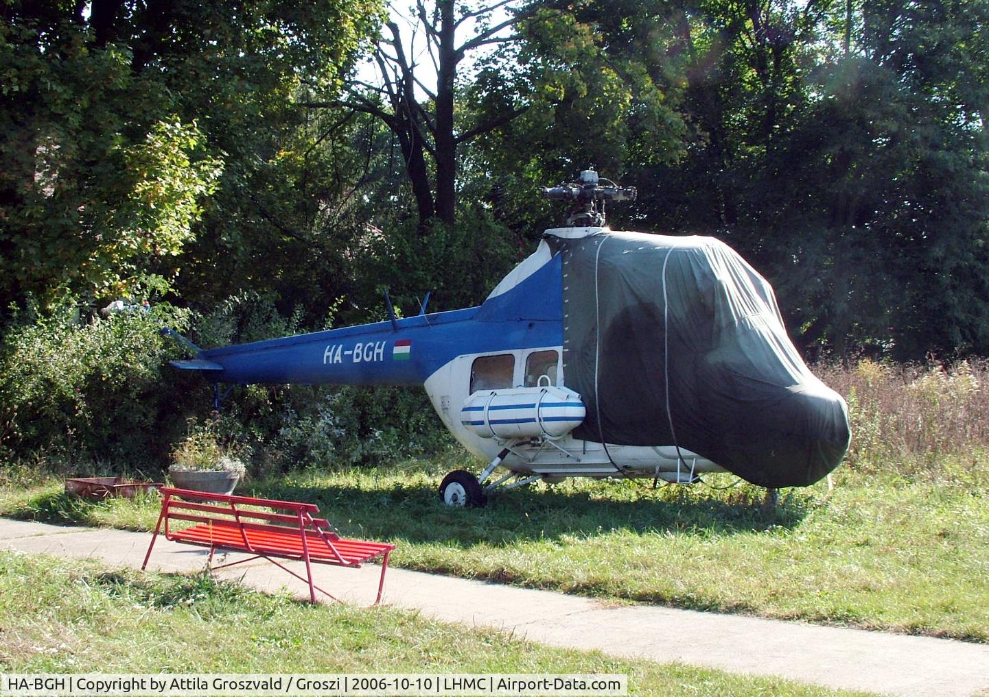 HA-BGH, 1987 Mil (PZL-Swidnik) Mi-2 C/N 518918104, Miskolc Airport Hungary - LHMC / OMSZ-base '2006