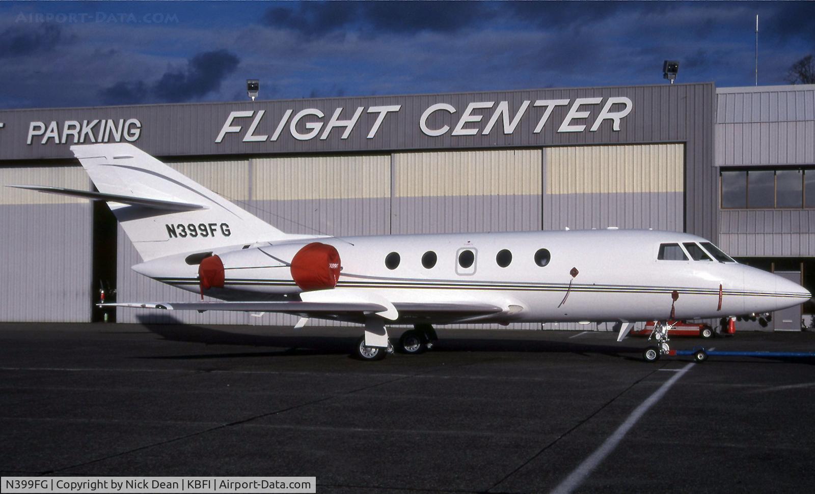 N399FG, 1977 Dassault Falcon (Mystere) 20F-5 C/N 373, KBFI