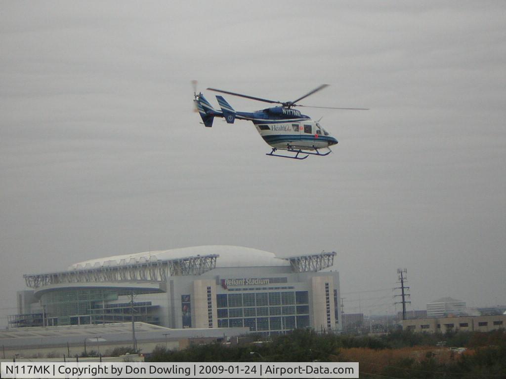 N117MK, 1989 Eurocopter-Kawasaki BK-117B-2 C/N 7196, N117MK flying as 