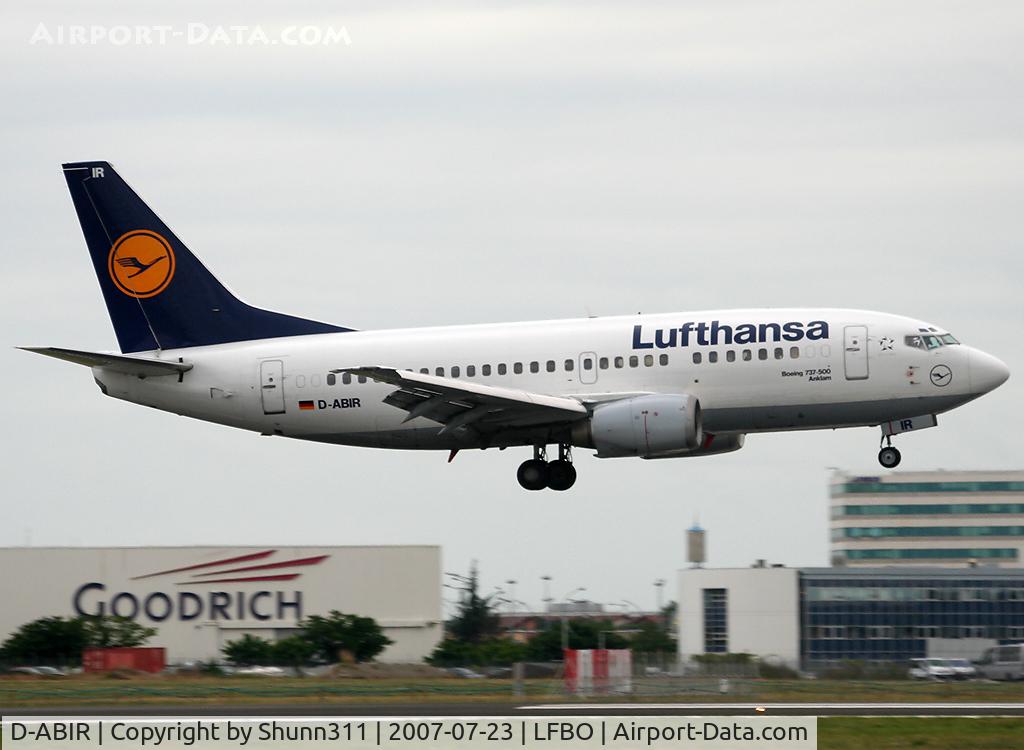 D-ABIR, 1991 Boeing 737-530 C/N 24941, Landing rwy 32R