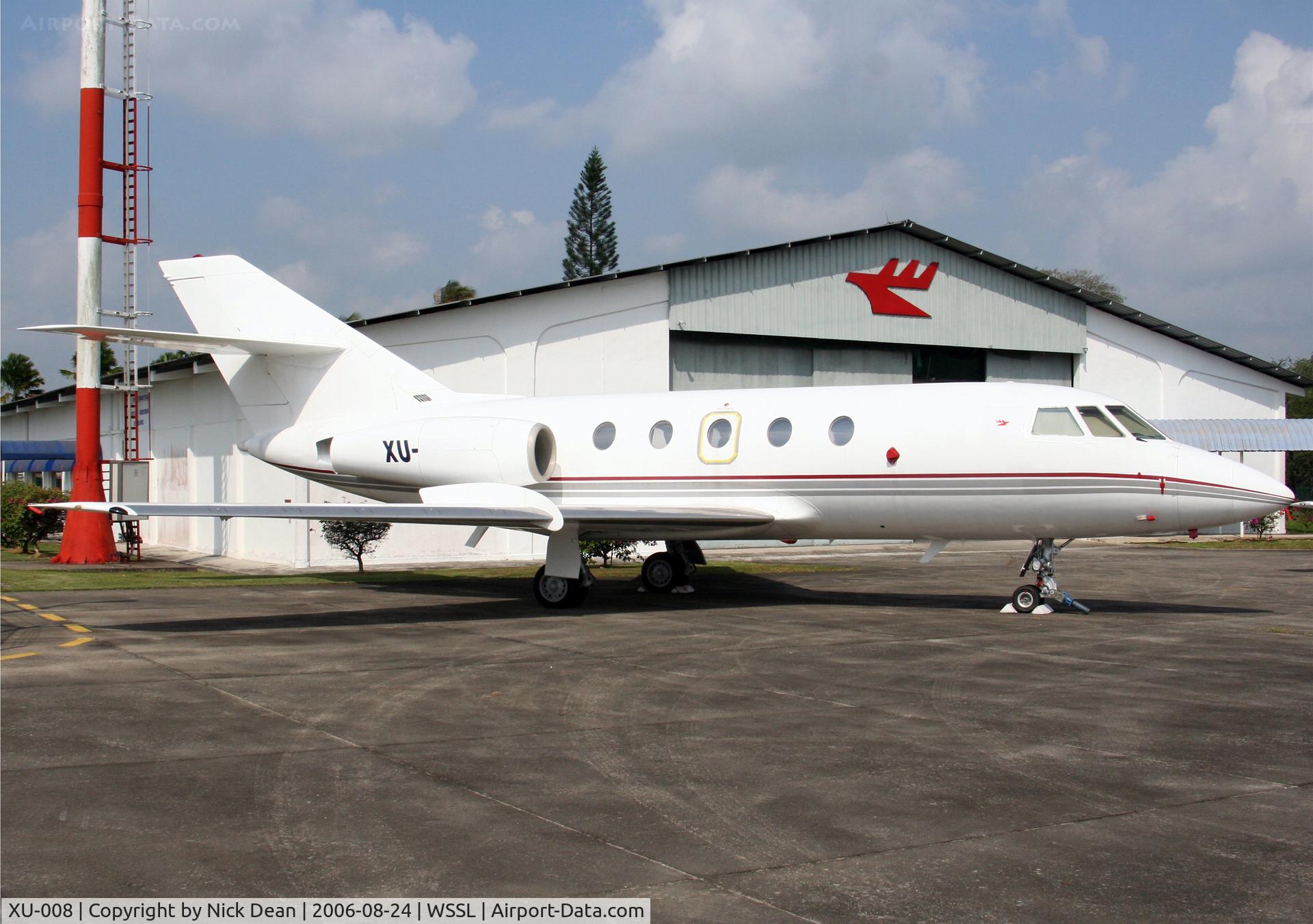 XU-008, 1975 Dassault Falcon (Mystere) 20E C/N 323, WSSL in open storage (Govt. of Cambodia)