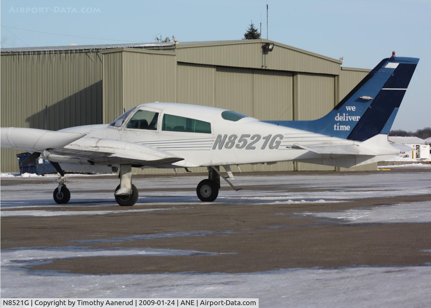 N8521G, Cessna 310R C/N 310R0931, Parked at Anoka County. Cessna 310R, c/n 310R0931