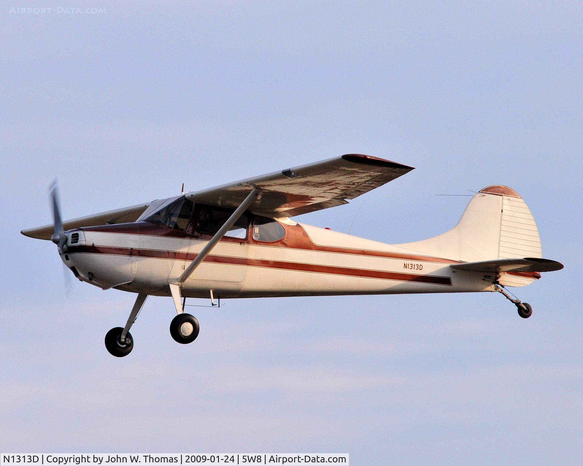 N1313D, 1951 Cessna 170A C/N 19889, Departing runway 4