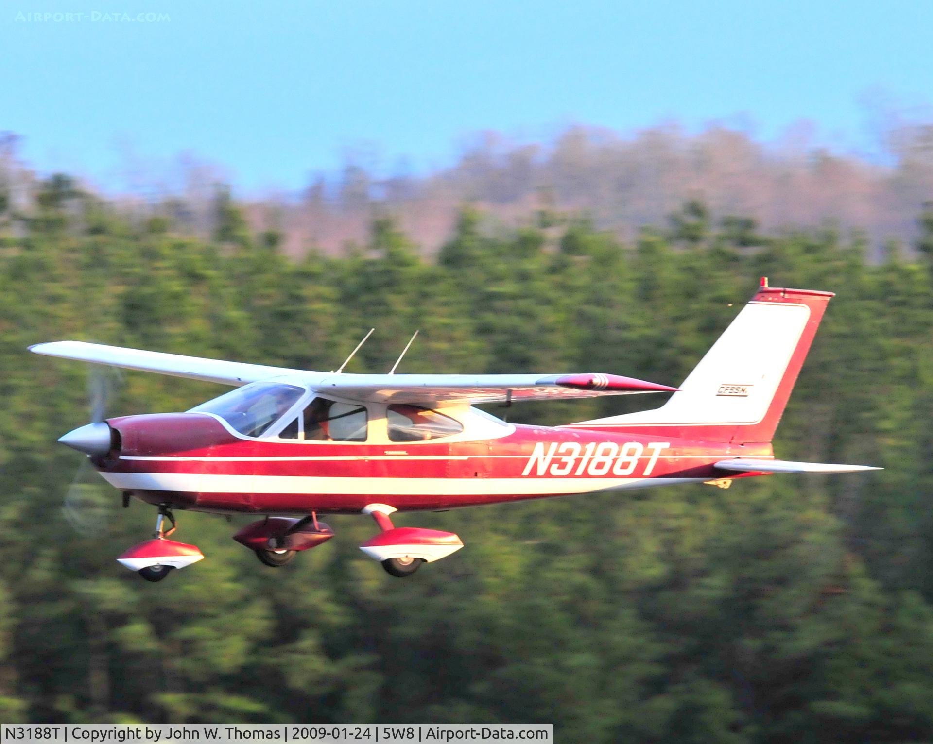 N3188T, 1967 Cessna 177 Cardinal C/N 17700488, Departing runway 4