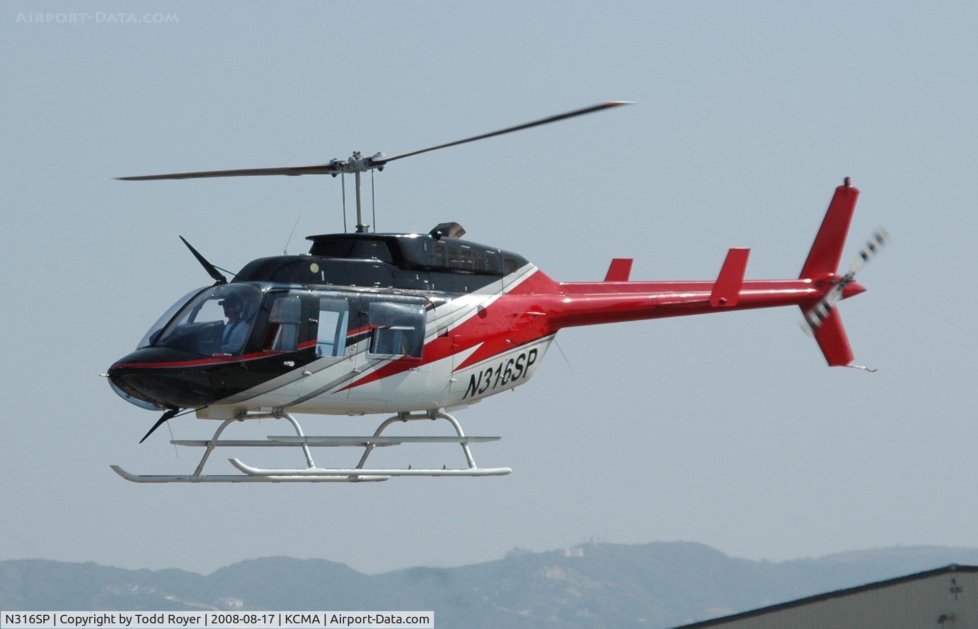 N316SP, 1983 Bell 206L-1 LongRanger II C/N 45768, Camarillo Airshow 2008