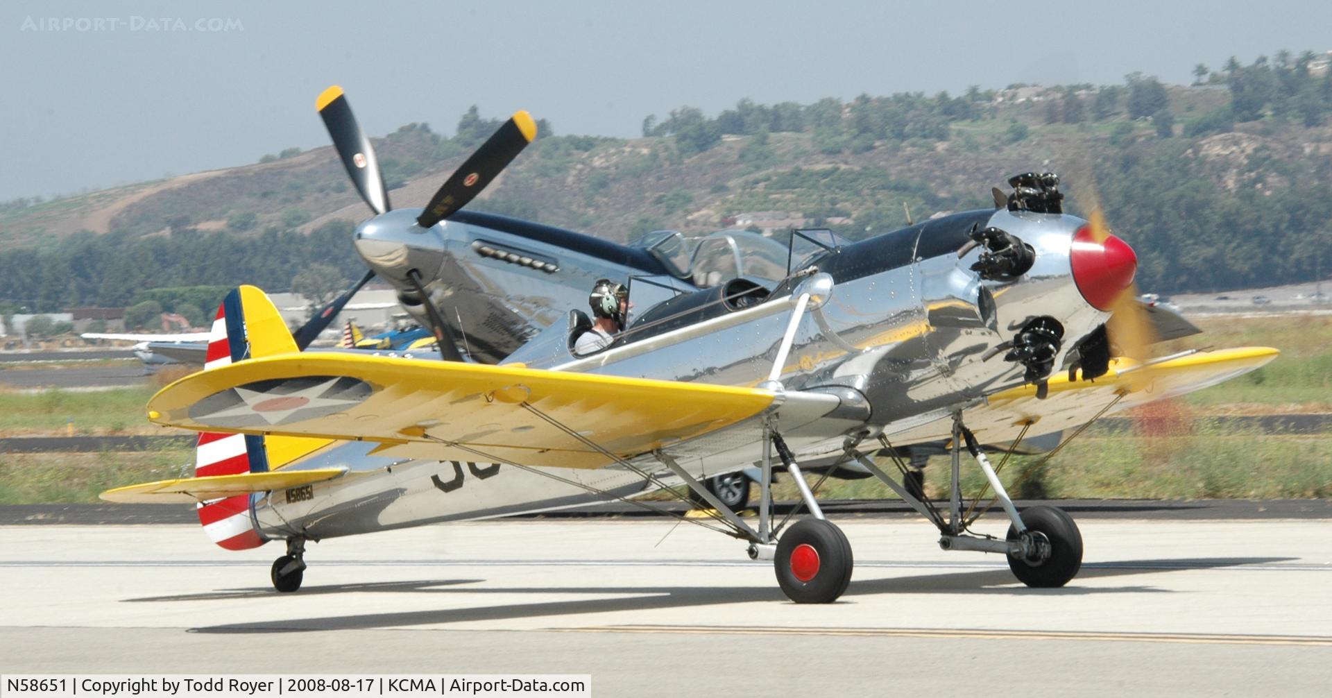 N58651, 1941 Ryan PT-22 Recruit (ST3KR) C/N 1426, Camarillo Airshow 2008