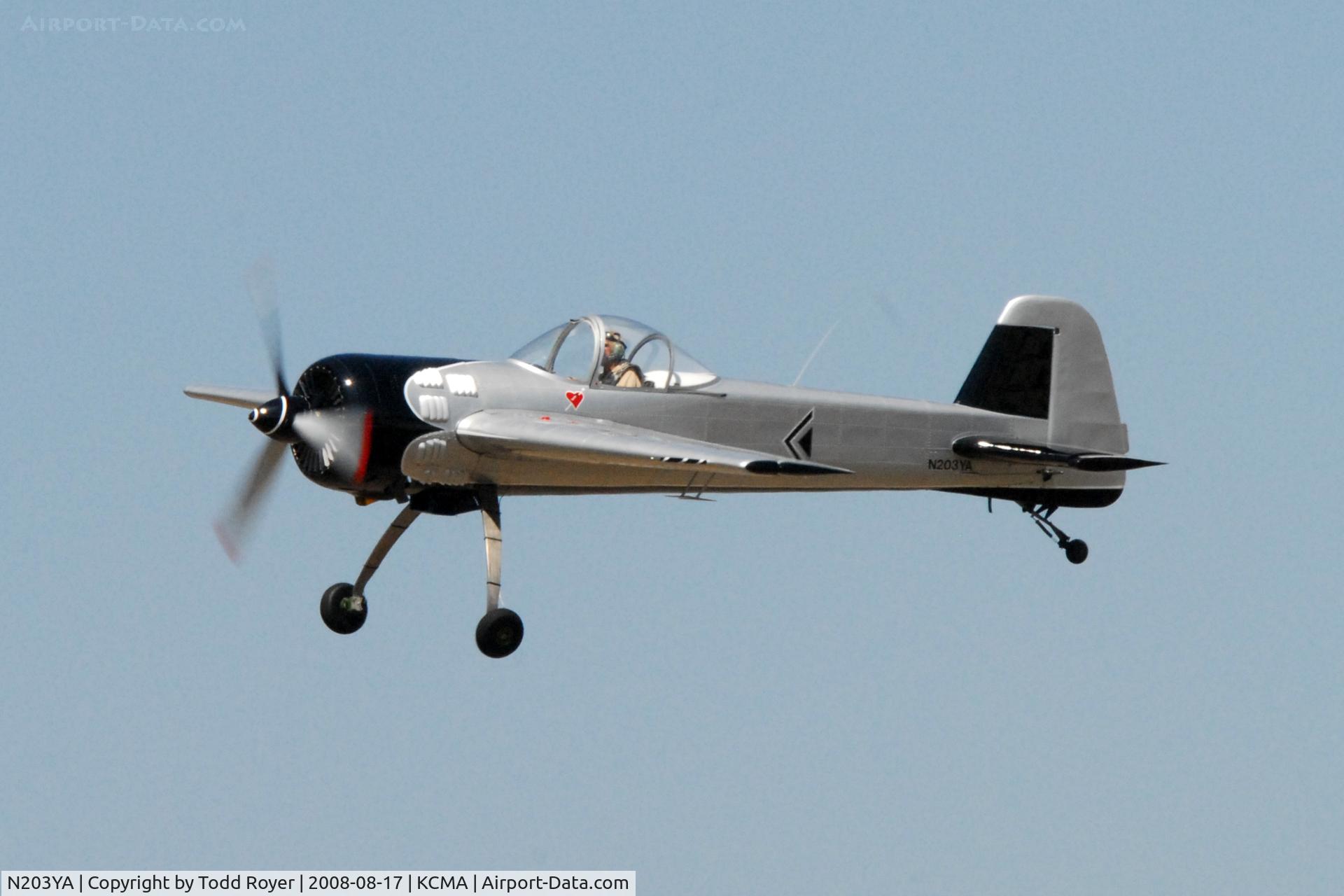 N203YA, 1996 Yakovlev Yak-55M C/N 961006, Camarillo Airshow 2008