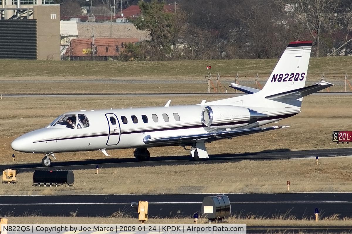 N822QS, 2008 Cessna 560 C/N 560-0789, @ PDK
