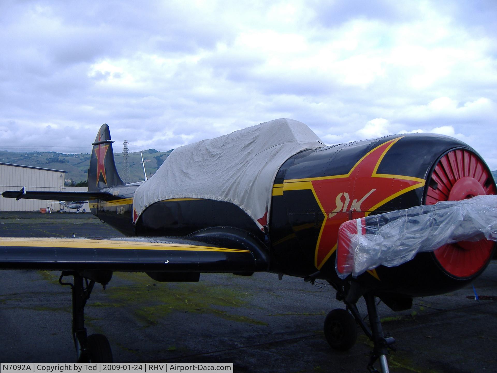 N7092A, 1983 Yakovlev Yak-52 C/N 833215, N7092A at RHV