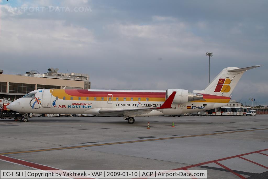 EC-HSH, 2000 Canadair CRJ-200ER (CL-600-2B19) C/N 7466, Air Nostrum Regionaljet