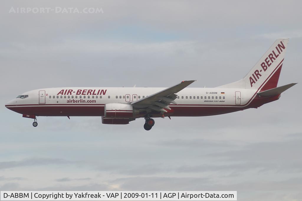 D-ABBM, 1998 Boeing 737-85F C/N 28823, Air Berlin Boeing 737-800