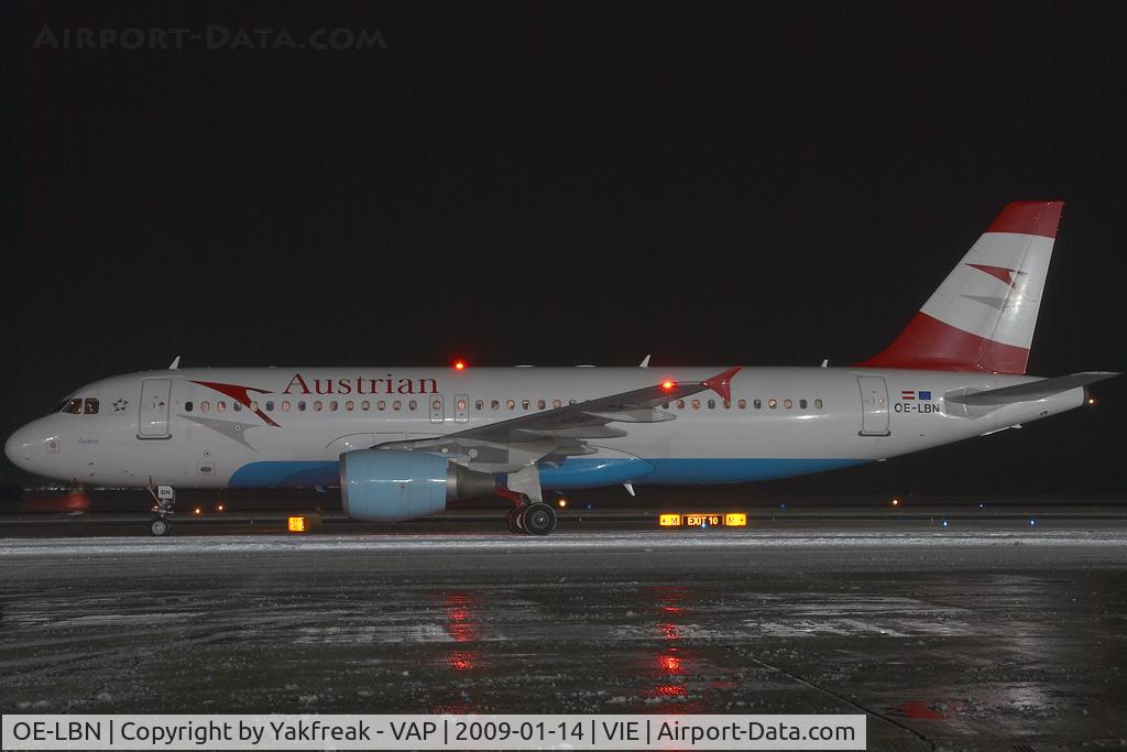 OE-LBN, 1997 Airbus A320-214 C/N 768, Austrian Airlines Airbus 320