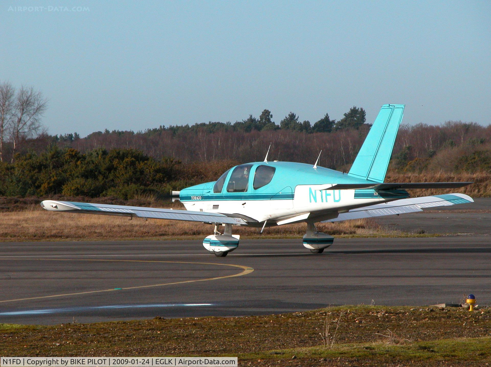 N1FD, 1994 Socata TB-200 Tobago XL C/N 1614, ABOUT TO TAKE OFF FROM RWY 25