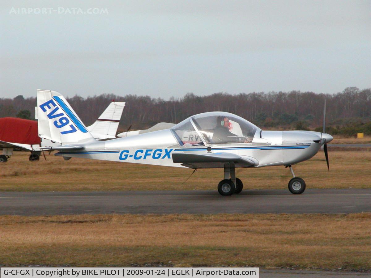 G-CFGX, 2008 Cosmik EV-97 TeamEurostar UK C/N 3212, ONE OF TWO VISITING EUROSTARS