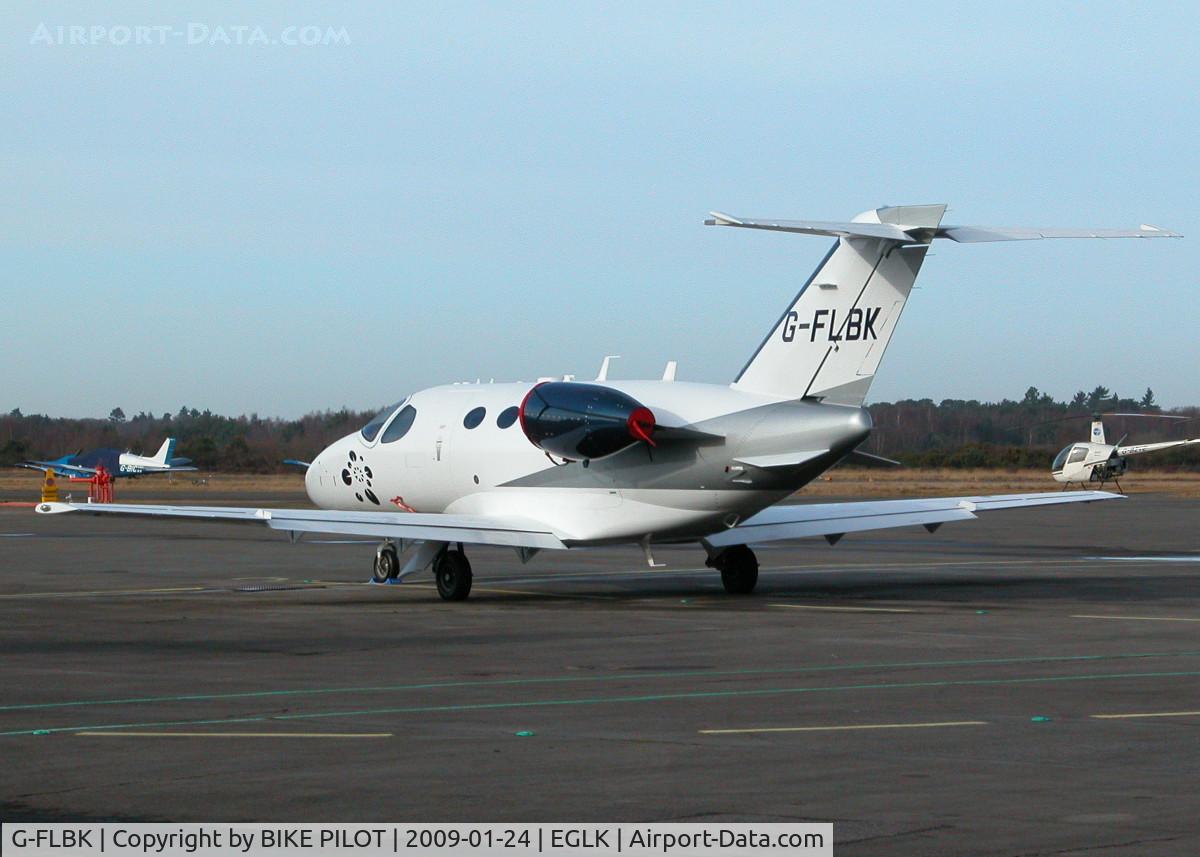 G-FLBK, 2008 Cessna 510 Citation Mustang Citation Mustang C/N 510-0068, BLINK MUSTANG PARKED IN SLOT 2