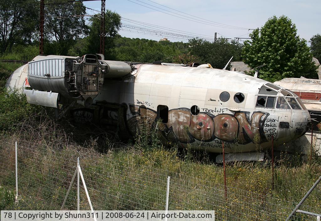 78, 1962 Nord 3202 Master C/N 78, S/n 78 - Derelict Noratlas stored in a disco...