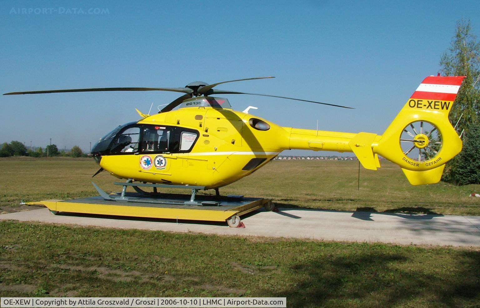 OE-XEW, 2004 Eurocopter EC-135T-2 C/N 0368, Miskolc Airport Hungary - LHMC / OMSZ-base '2006