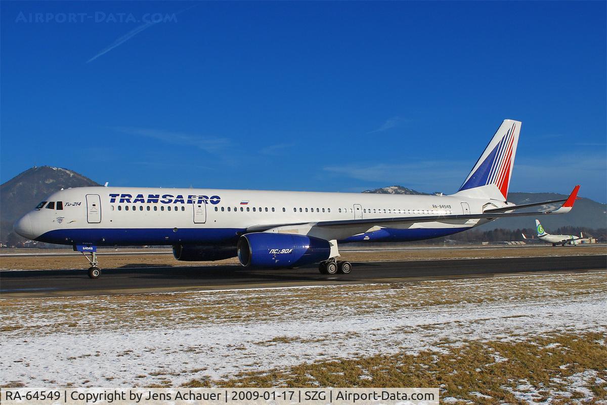 RA-64549, 2008 Tupolev Tu-214 C/N 42305013, Transaero Airlines Tupolev Tu-214