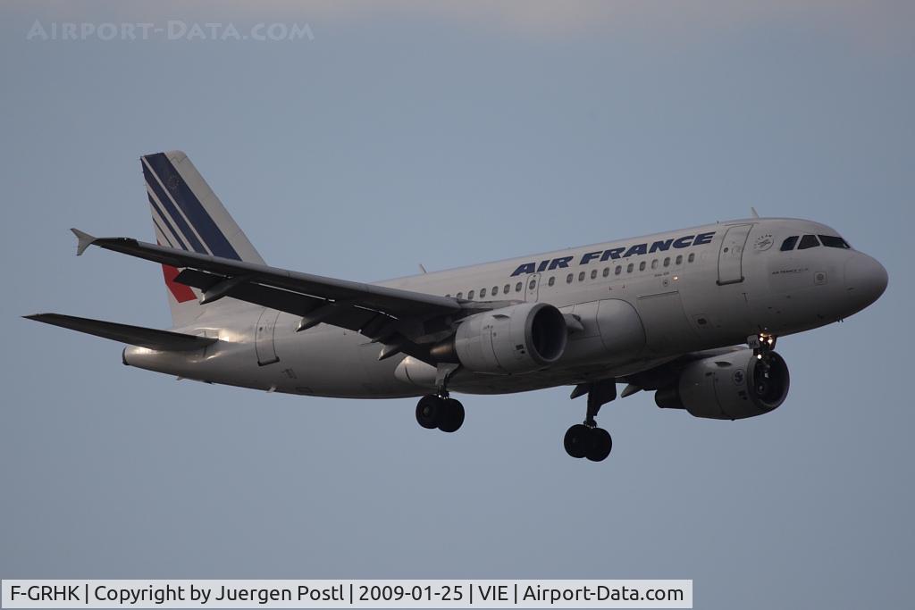 F-GRHK, 2000 Airbus A319-111 C/N 1190, Airbus A319-111