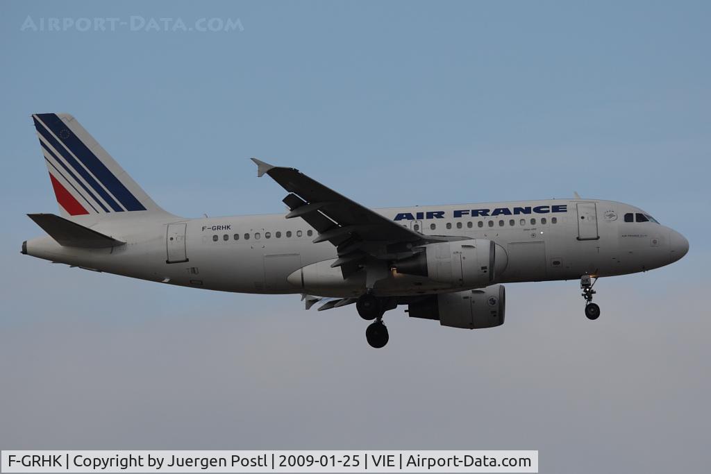 F-GRHK, 2000 Airbus A319-111 C/N 1190, Airbus A319-111