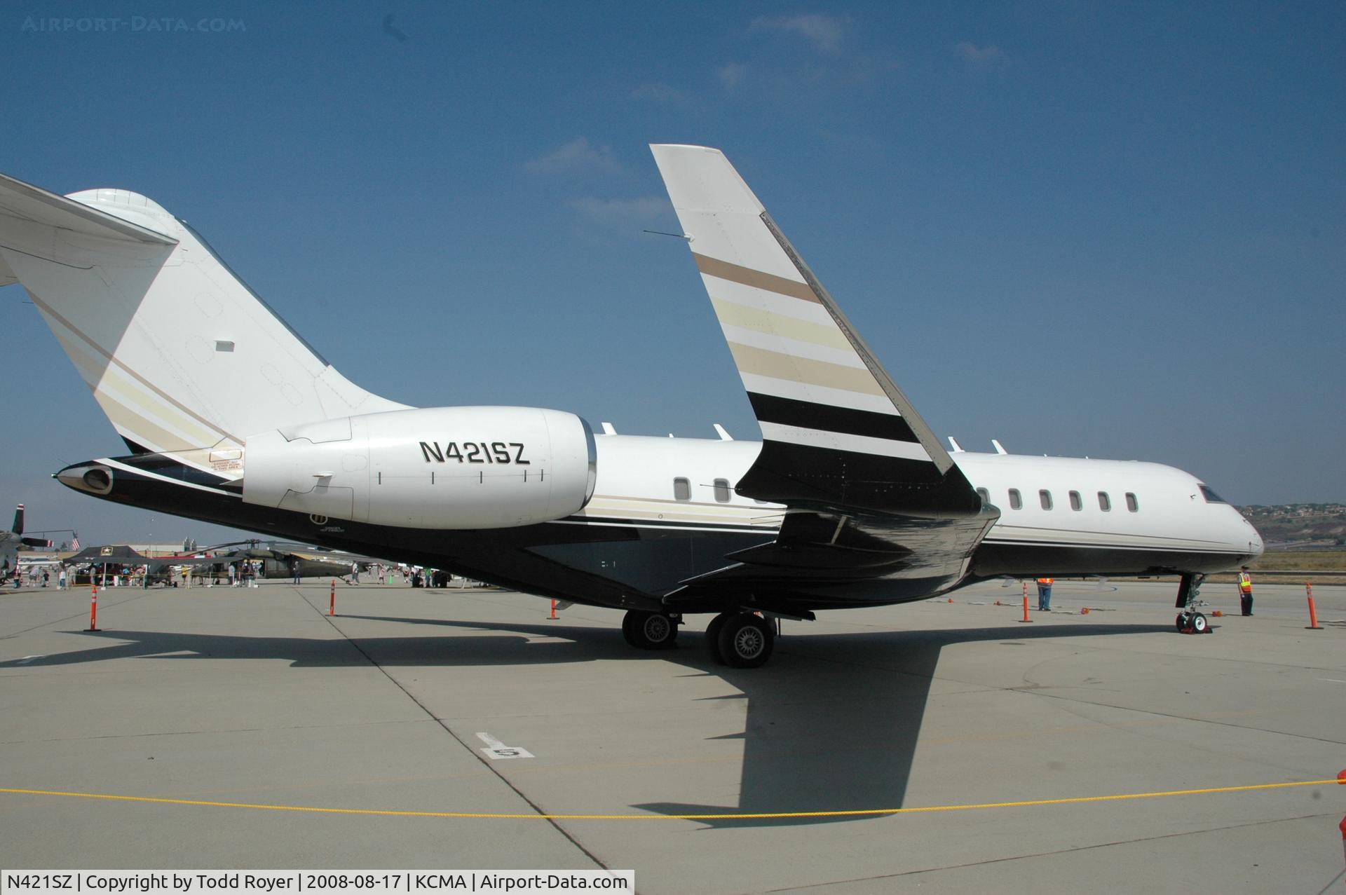 N421SZ, 2007 Bombardier BD-700-1A10 Global Express C/N 9239, Camarillo Airshow 2008
