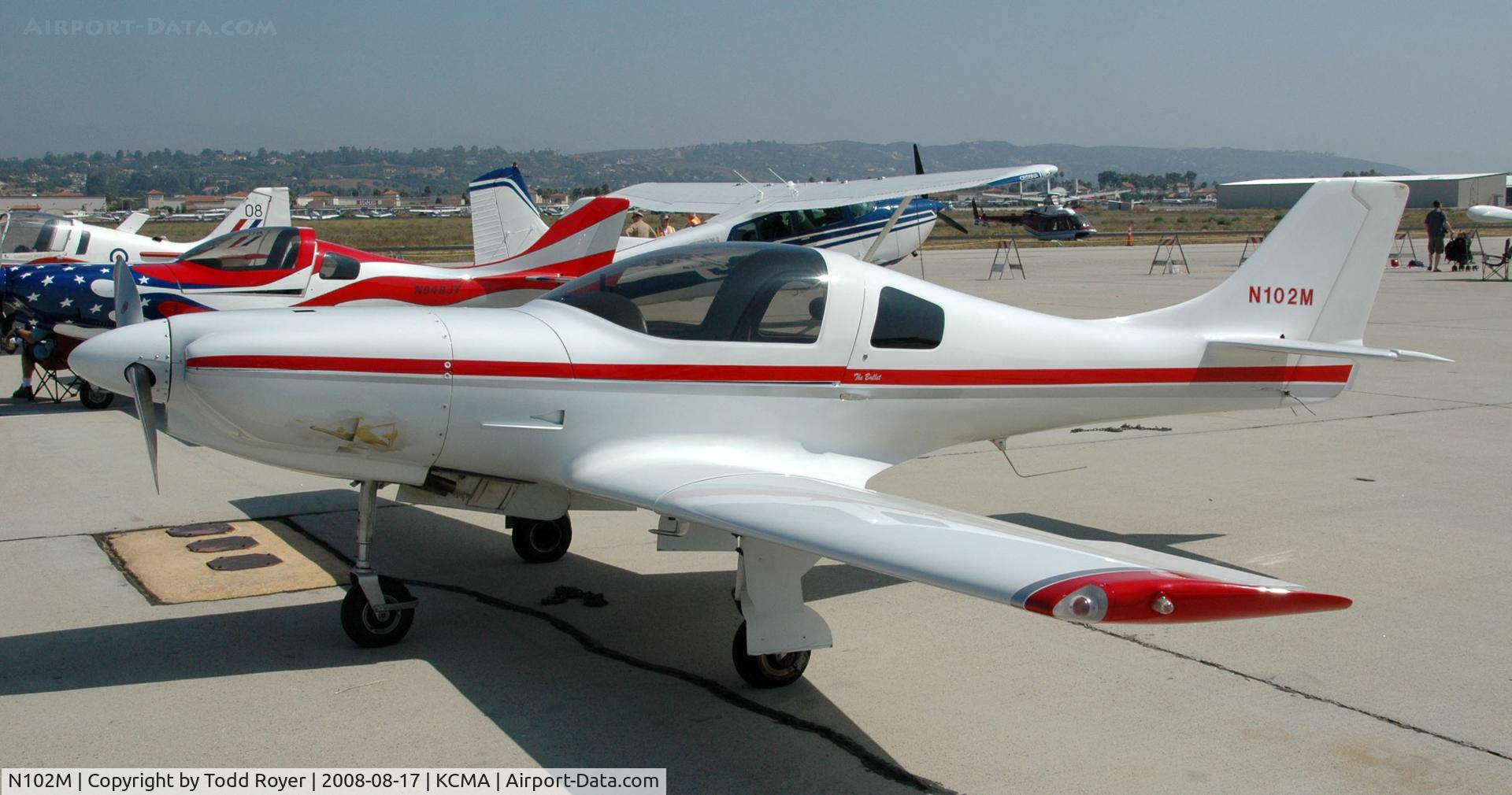 N102M, 2002 Lancair 320 C/N 175, Camarillo Airshow 2008