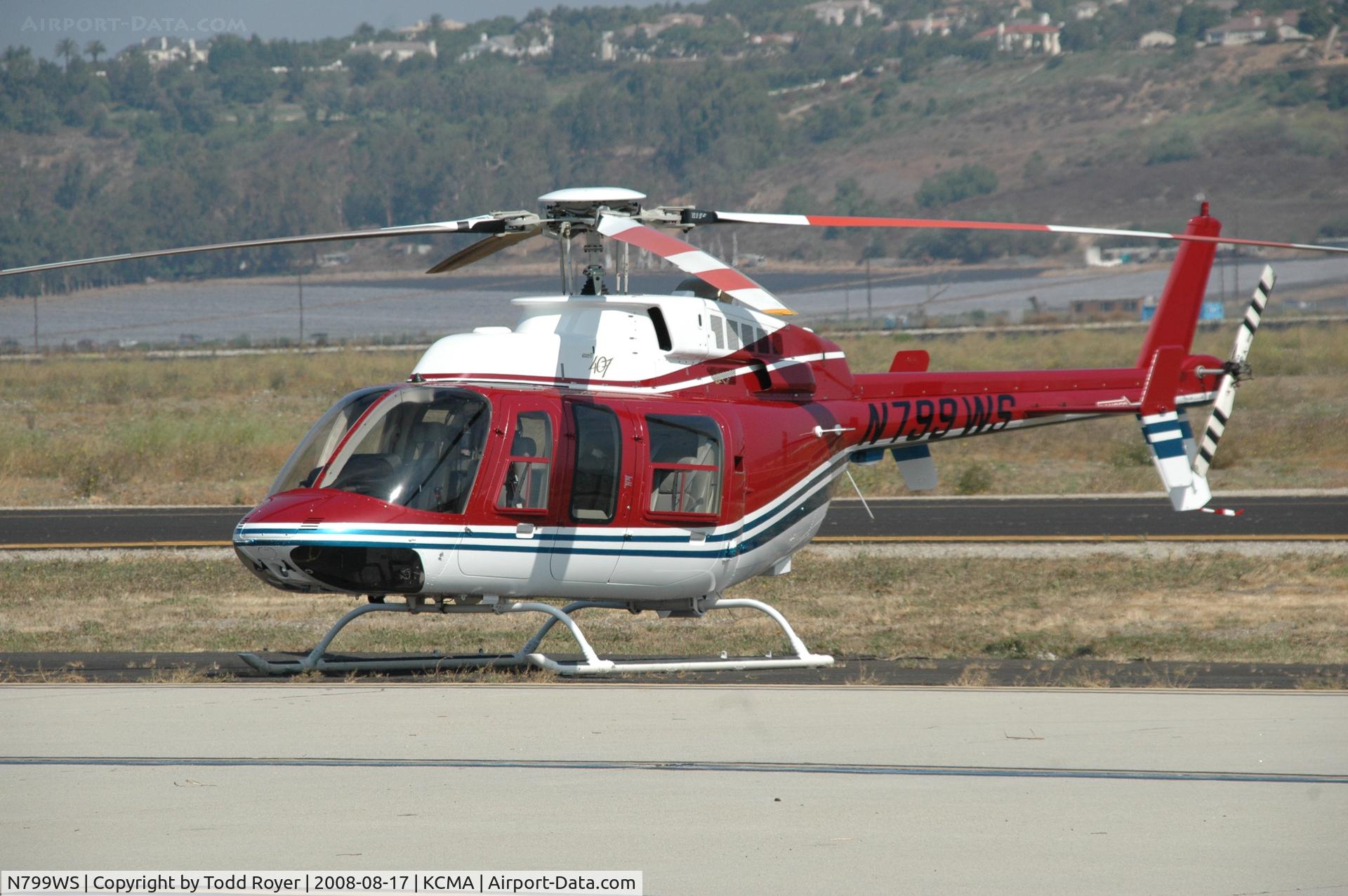 N799WS, 2002 Bell 407 C/N 53538, Camarillo Airshow 2008