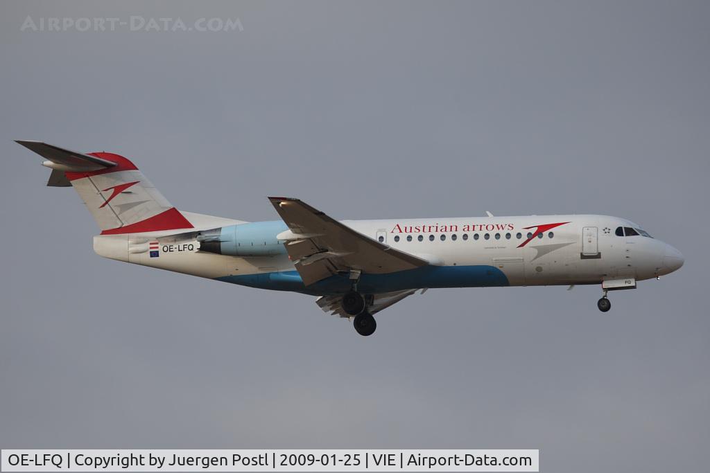 OE-LFQ, 1996 Fokker 70 (F-28-0070) C/N 11568, Fokker 70