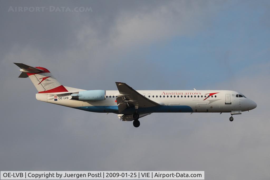 OE-LVB, 1994 Fokker 100 (F-28-0100) C/N 11502, Fokker 100