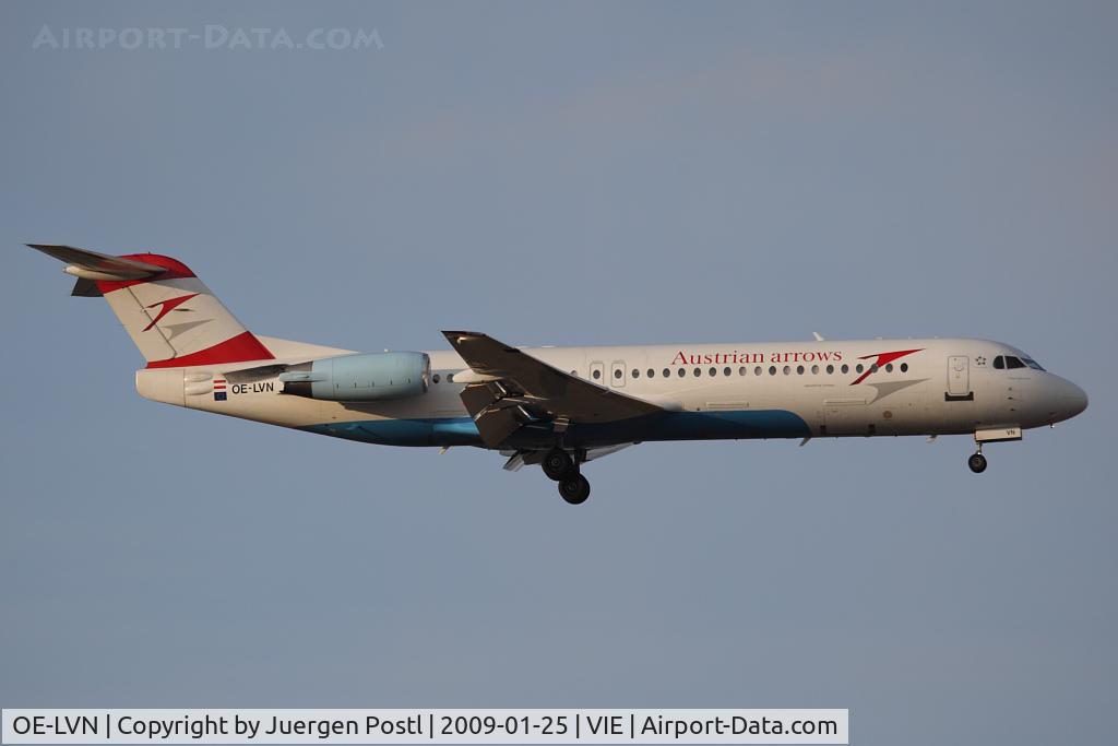 OE-LVN, 1991 Fokker 100 (F-28-0100) C/N 11367, Fokker 100