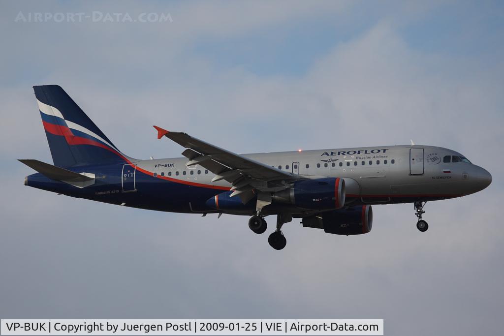 VP-BUK, 2007 Airbus A319-112 C/N 3281, Airbus A319-112