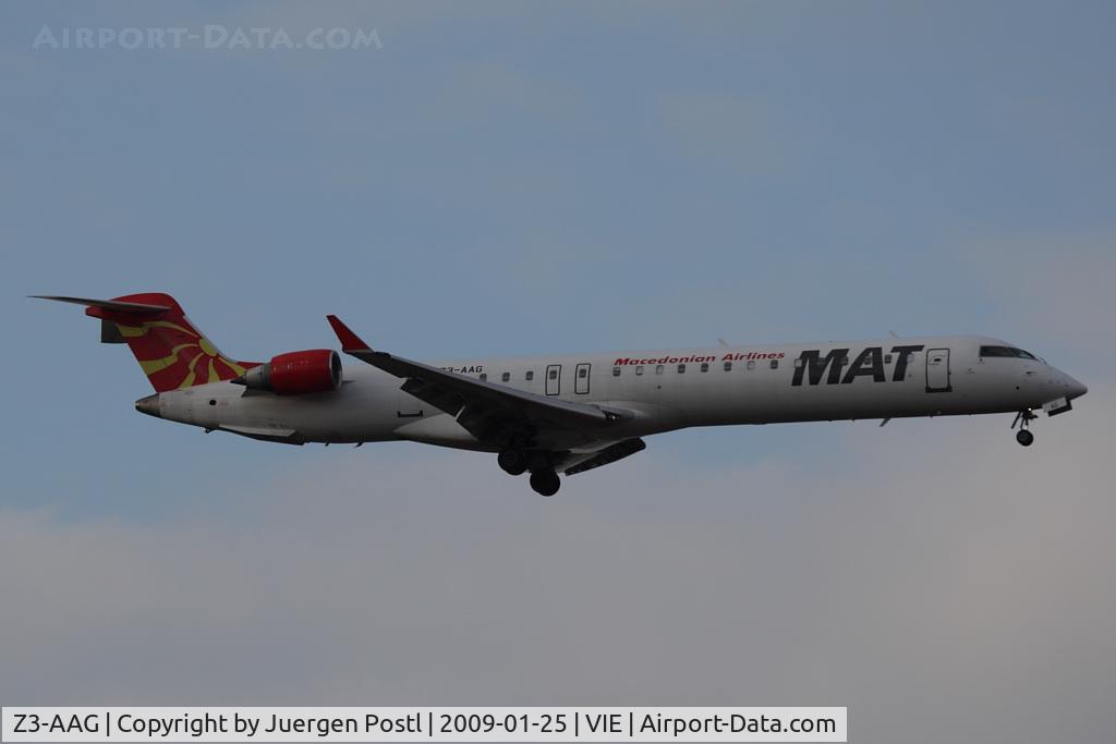 Z3-AAG, 2001 Bombardier CRJ-900LR (CL-600-2D24) C/N 15001, Canadair CL600-2D24 Regional Jet CRJ-900